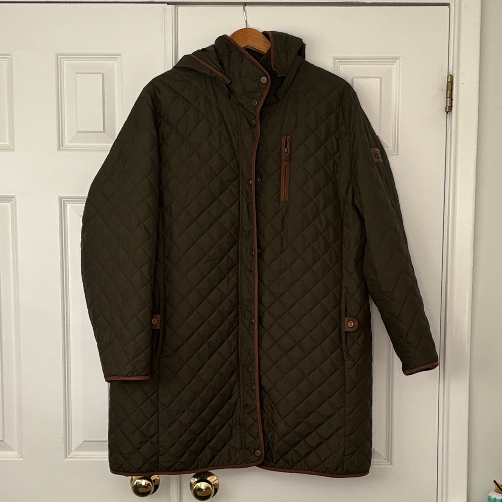 Ralph Lauren  Women’s  Quilted Jacket - Olive Green